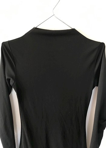 Siyah Esnek Elbise - Görsel 9