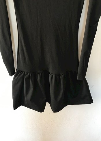 Siyah Esnek Elbise - Görsel 7