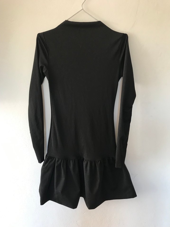 Siyah Esnek Elbise - Görsel 5