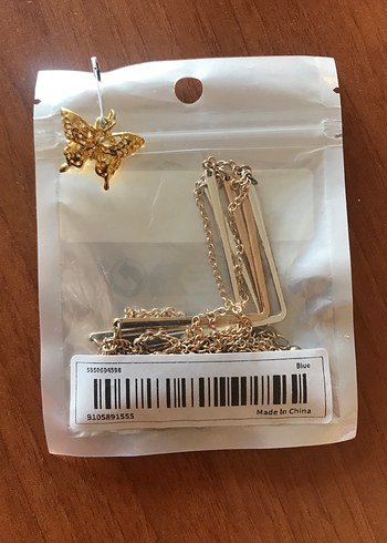 Altın Renk Parlak Kadın Vücut Zinciri - Görsel 9