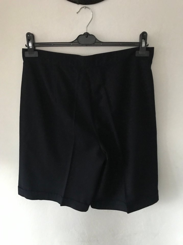 Koyu Laci Kadın Bermuda Şort - Görsel 4