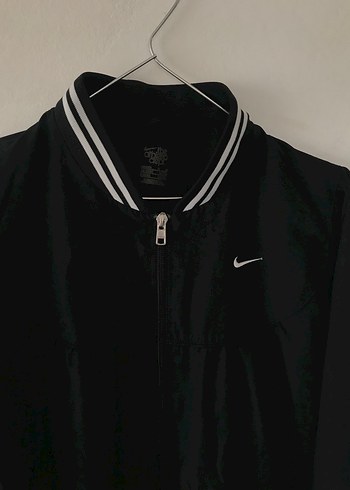 Nike Siyah Fermuarlı Bomber Kadın Mevsimlik Ceket - Görsel 5