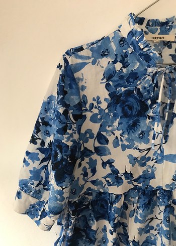 Desenli elbise - Görsel 5