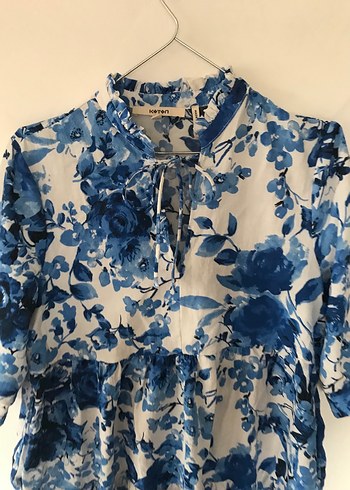 Desenli elbise - Görsel 6