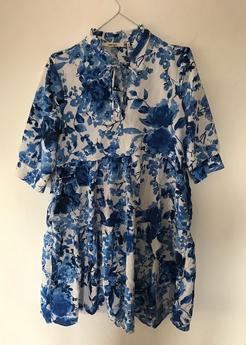 Desenli elbise - Görsel 3