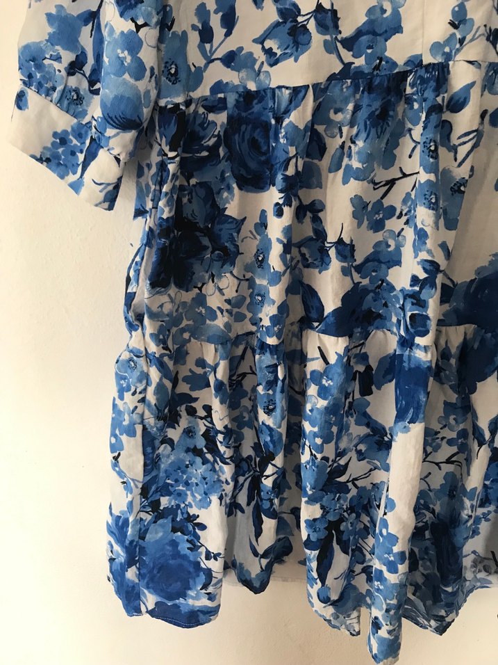 Desenli elbise - Görsel 4