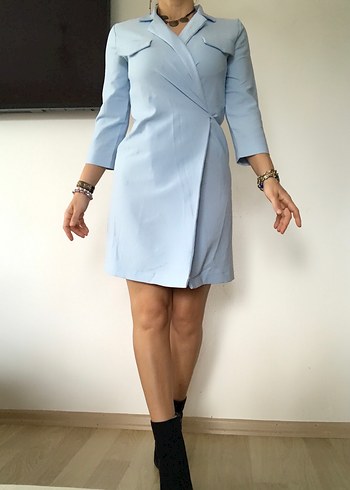 Mavi Kadın Elbise - Görsel 2