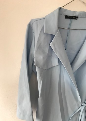 Mavi Kadın Elbise - Görsel 6