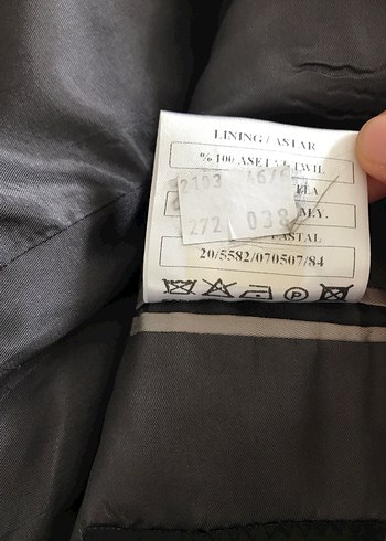 Klasik Kesim Gri Erkek Takım Elbise Ceketi - Görsel 12