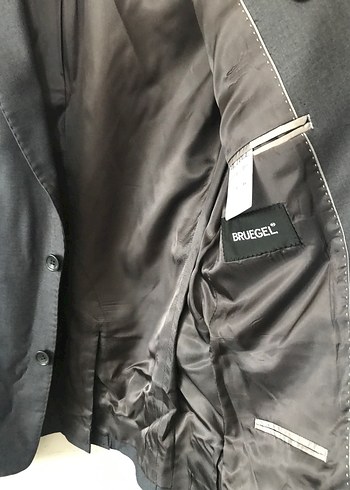 Klasik Kesim Gri Erkek Takım Elbise Ceketi - Görsel 8