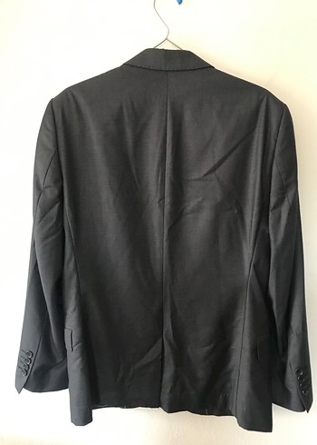 Klasik Kesim Gri Erkek Takım Elbise Ceketi - Görsel 2