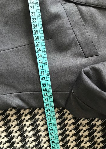 Klasik Kesim Gri Erkek Takım Elbise Ceketi - Görsel 9