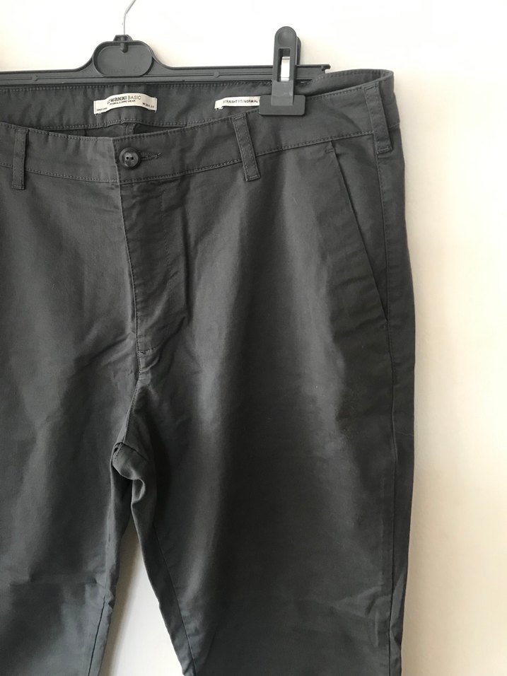 Gri Regular Fit Erkek Pantolon - Görsel 2