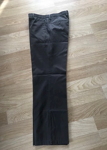 34-36 Beden Erkek Gri Regular Fit Pantolon - Görsel 7