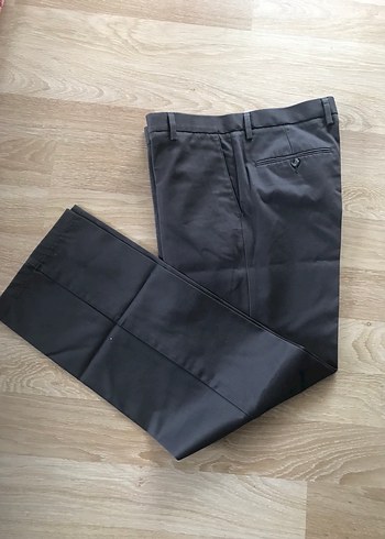 34-36 Beden Erkek Gri Regular Fit Pantolon - Görsel 8