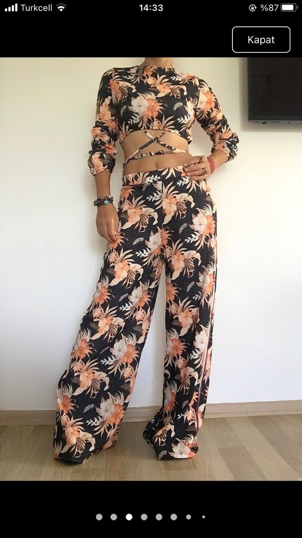 Bohem Çok Renkli İkili Takım - Görsel 3