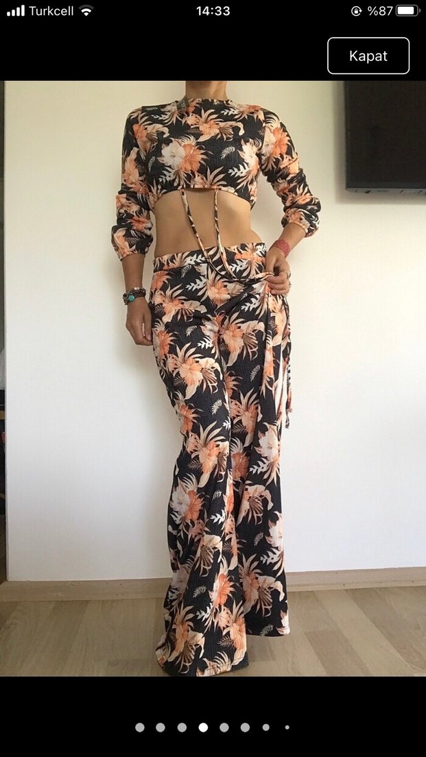 Bohem Çok Renkli İkili Takım - Görsel 4