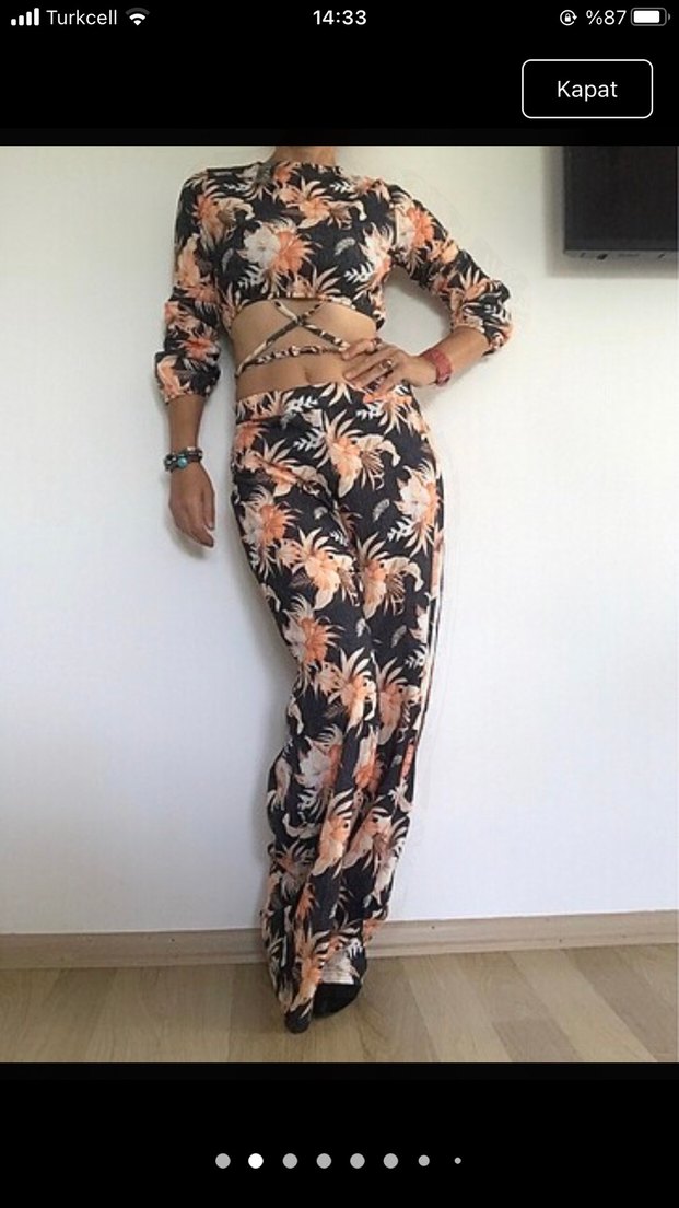 Bohem Çok Renkli İkili Takım - Görsel 2