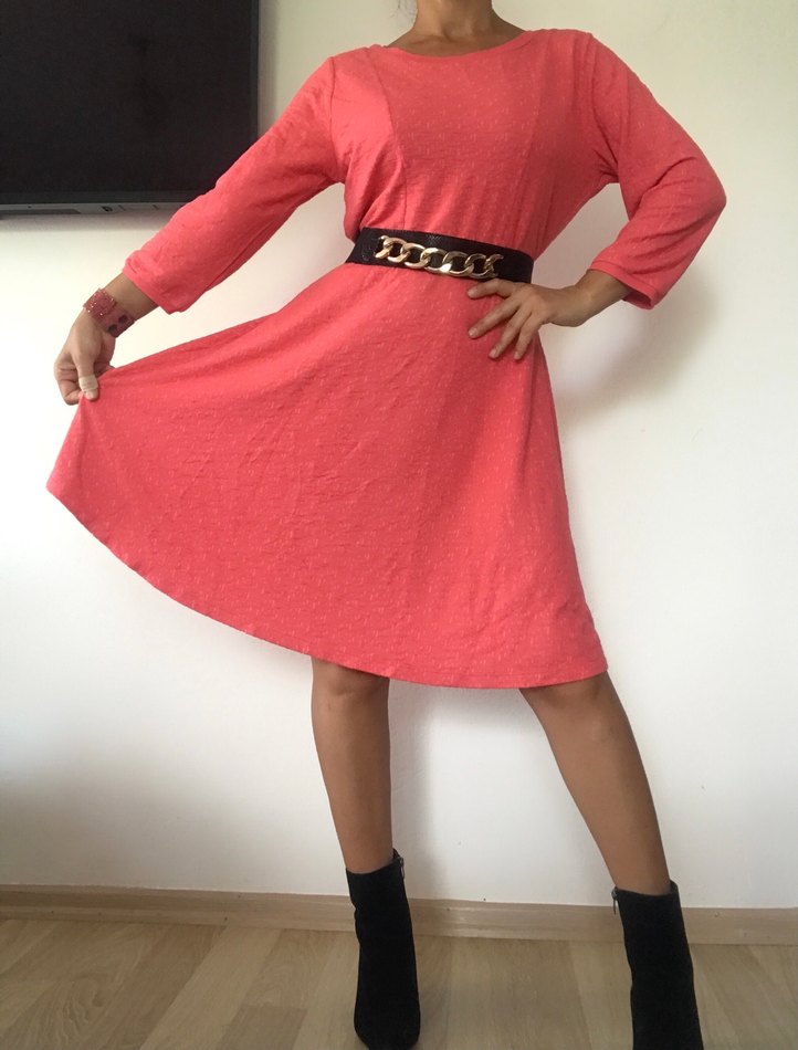 Ofis model elbise - Görsel 5