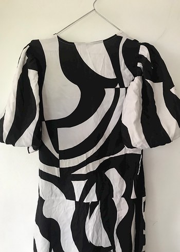 38 Beden çeşitli Renk Zebra Desenli Uzun Kadın Elbise