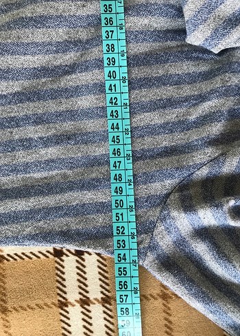 Çizgili düğmeli tunik - Görsel 15