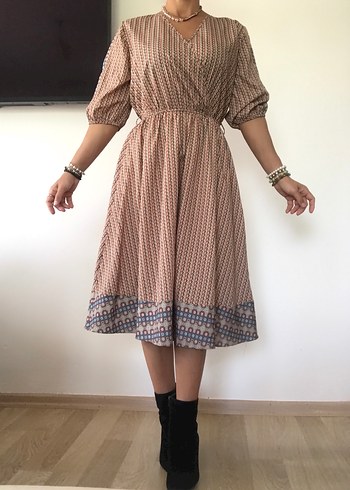 Desenli Elbise - Görsel 3