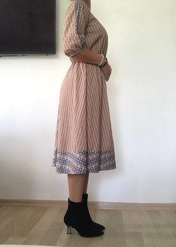 Desenli Elbise - Görsel 6