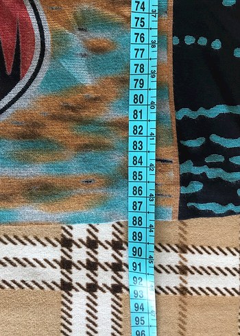 Desenli Bohem Yüksek Yaka Elbise - Görsel 12