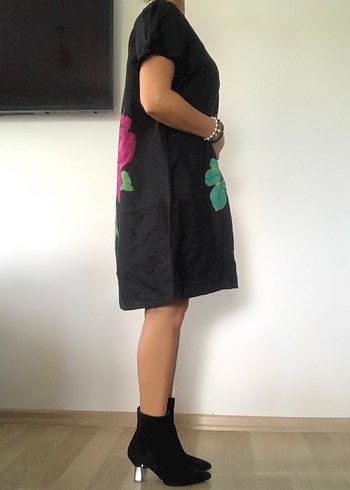 Desenli Elbise - Görsel 5