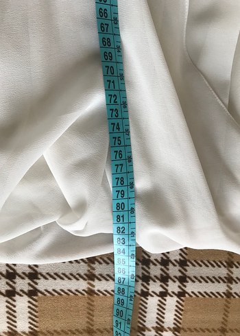 Beyaz Mini Tek Omuzlu Abiye - Görsel 18