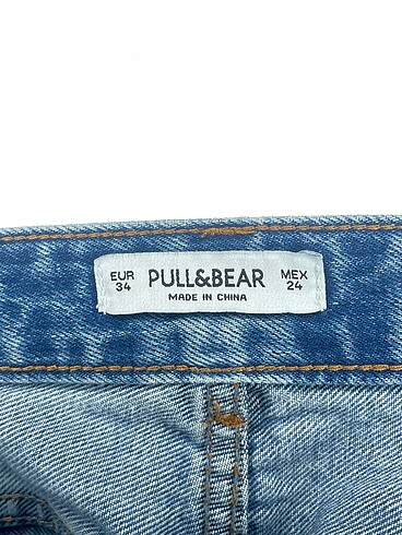 34 Beden mavi Renk Pull and Bear Mini Şort %70 İndirimli.