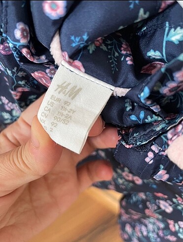 18-24 Ay Beden H&m içi polarlı yağmurluk