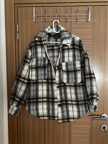 Bershka kareli ceket