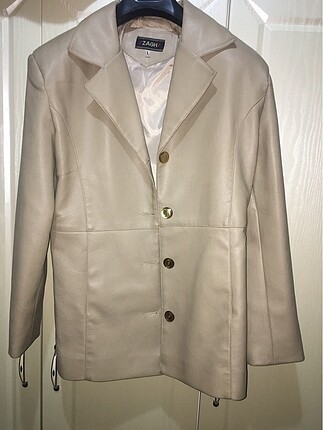 Deri blazer ceket