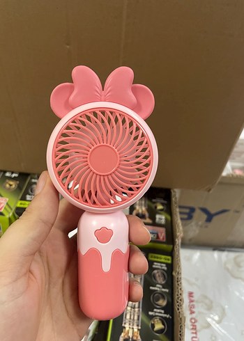 Pembe Mini El Fanı Diger