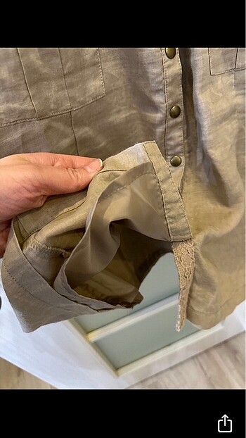 Koton keten yazlık elbise - Görsel 5