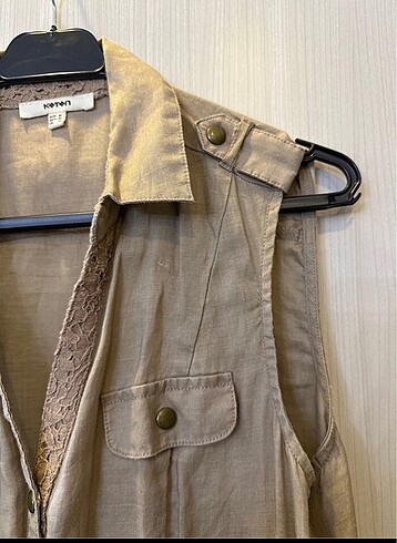 Koton keten yazlık elbise - Görsel 6