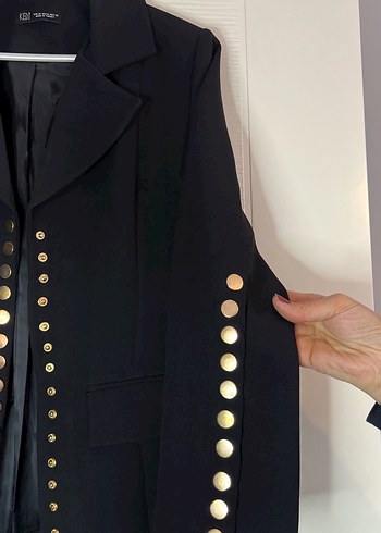 Siyah ceket elbise - Görsel 2