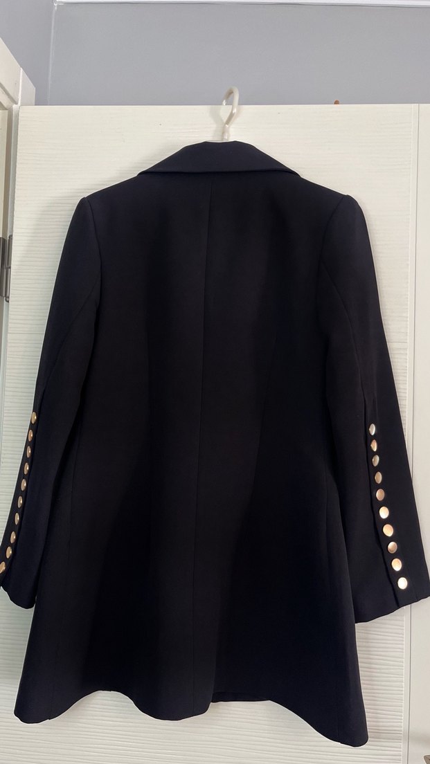 Siyah ceket elbise - Görsel 3