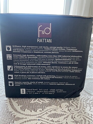 Beden Renk Paşabahçe F&D Özel Seri Ayaklı Kase