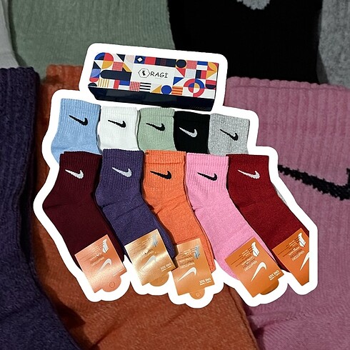 Nike Kutulu Çorap Seti 6 Çift