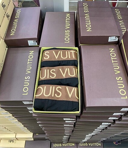 Louis Vuitton Premium Kutulu Boxer Seti
