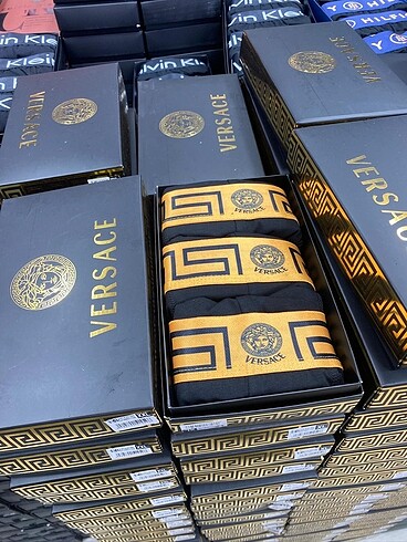 Versace Premium Kutulu Boxer Seti
