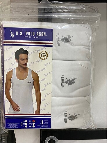 Markalı Erkek Atlet Paketli(3 Adet)
