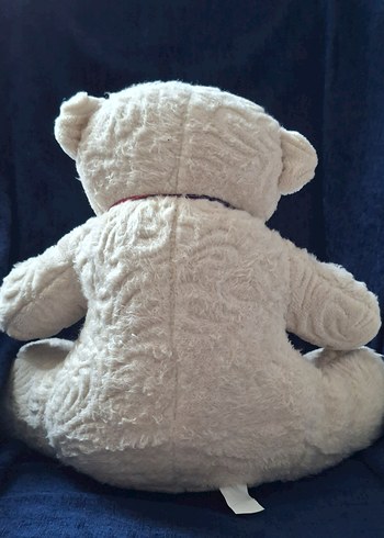 Beyaz peluş ayıcık oyuncak - Görsel 2