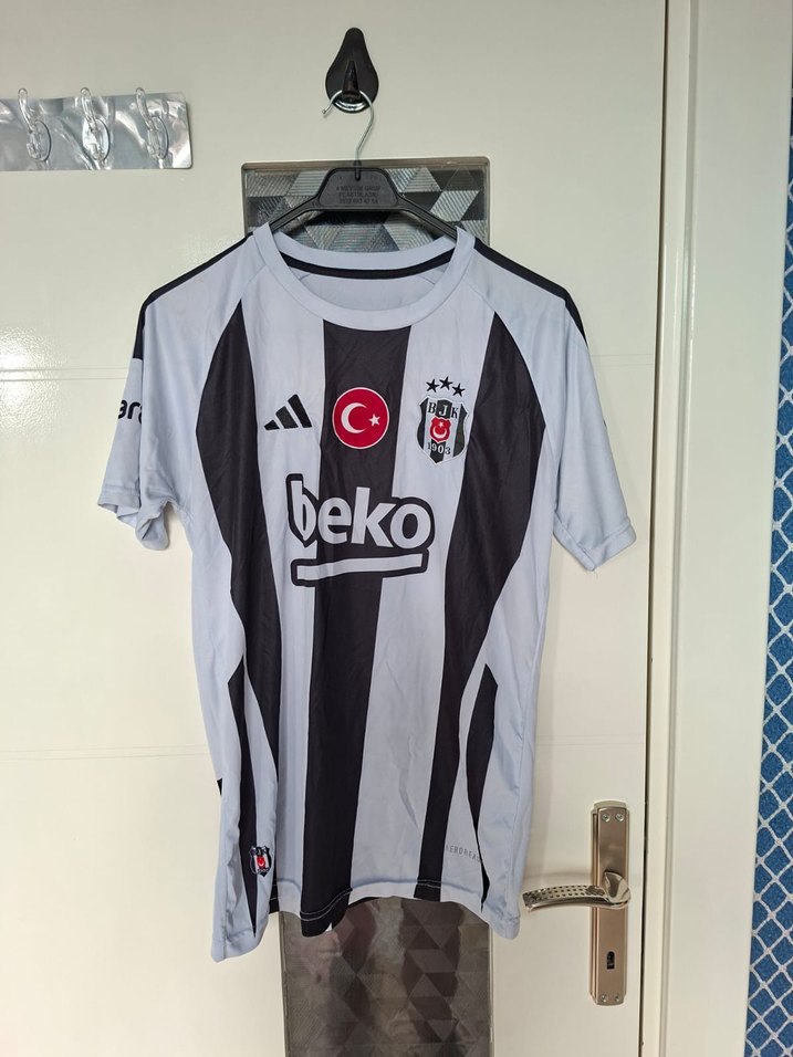 Gri Kısa Kollu Erkek Spor Forması - Görsel 2