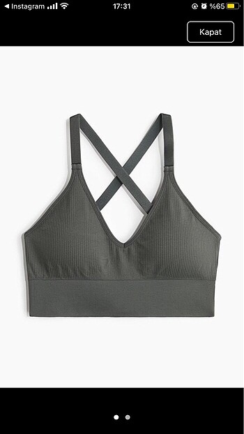 s Beden haki Renk H&M tayt- bra