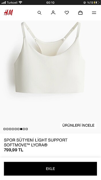 H&M spor bra