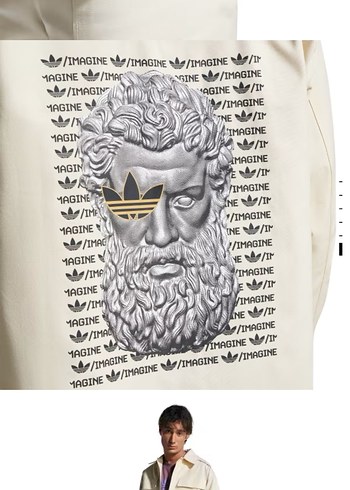 Erkek Beyaz Pamuk Overshirt - Görsel 3