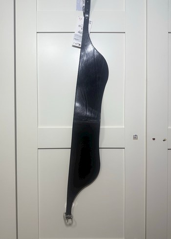 Siyah Deri Kemer - Görsel 2